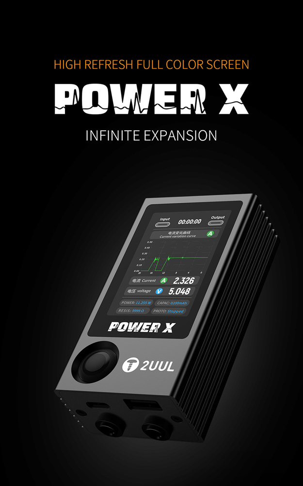 آمپر سنج و ولتاژ سنج حرفه ای 2UUL POWER X PW11