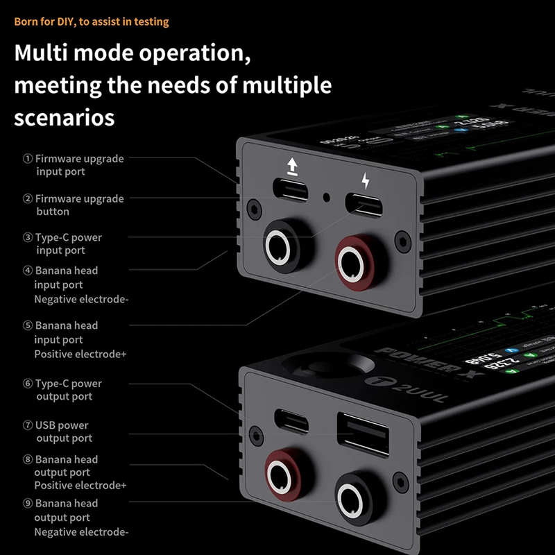 آمپر سنج و ولتاژ سنج حرفه ای 2UUL POWER X PW11