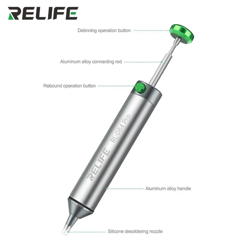 پمپ قلع کش فلزی ریلایف RELIFE RL-084 PRO