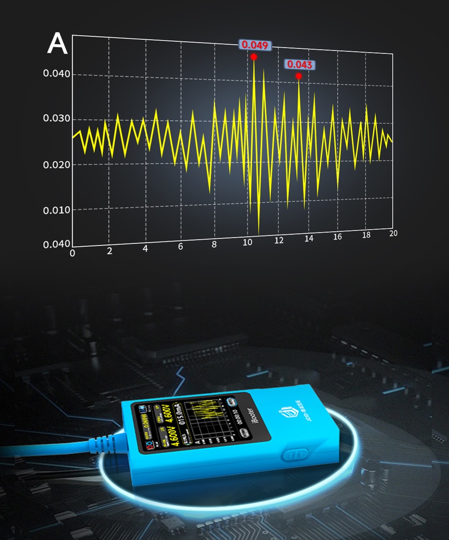 کابل پاور و آنالایزر جریان آیفون JCID iBooter