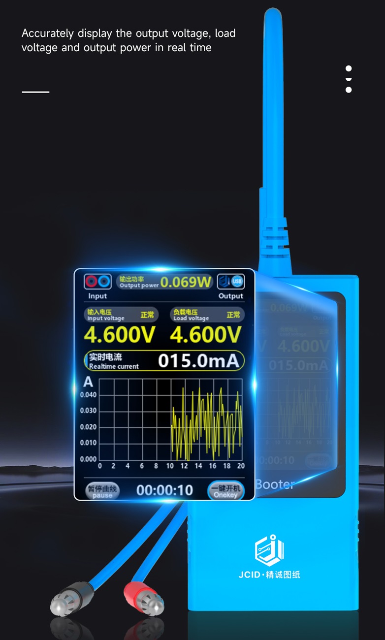 کابل پاور و آنالایزر جریان آیفون JCID iBooter